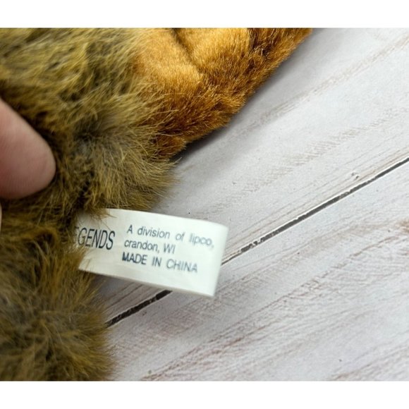 Legends Fuzzy Friends Beaver Brown 9" Plush Stuffed Animal River Pond - Picture 6 of 8